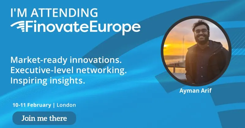 Finovate Europe 2026 event announcement